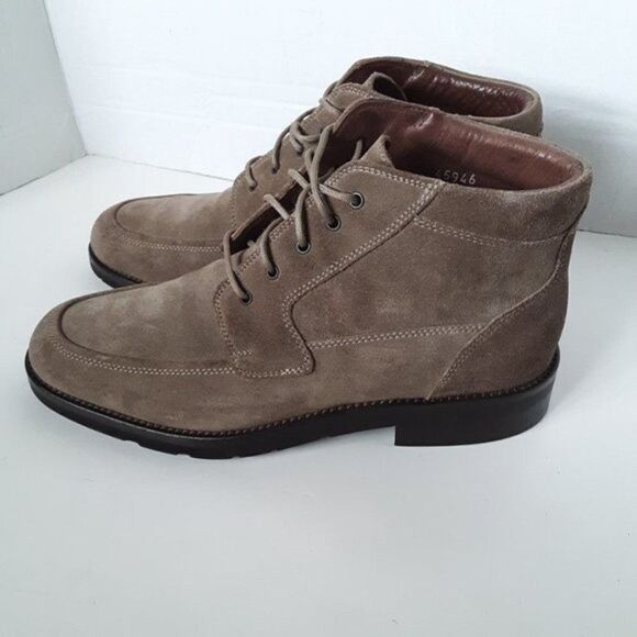 E.T. WRIGHT Men Dress Suede Boot size 8B - Picture 3 of 11